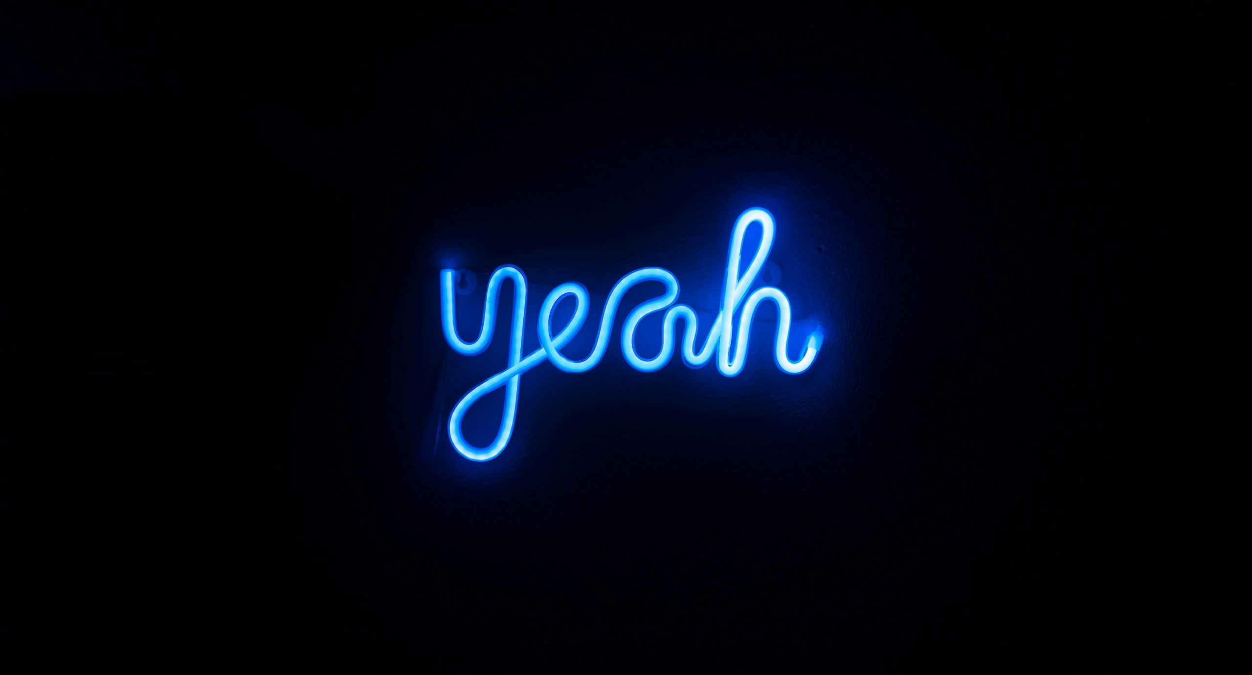 neon 'yeah'